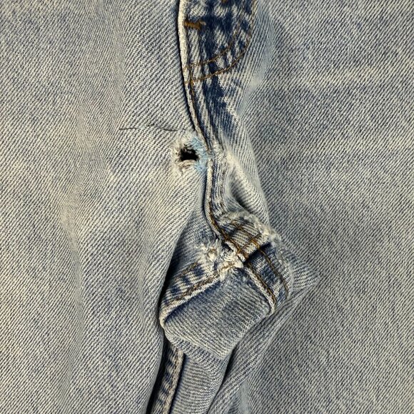 VTG Levis Jeans Mens 36x30 Blue Faded Straight Leg Reg Fit 505 Classic American - Picture 11 of 12